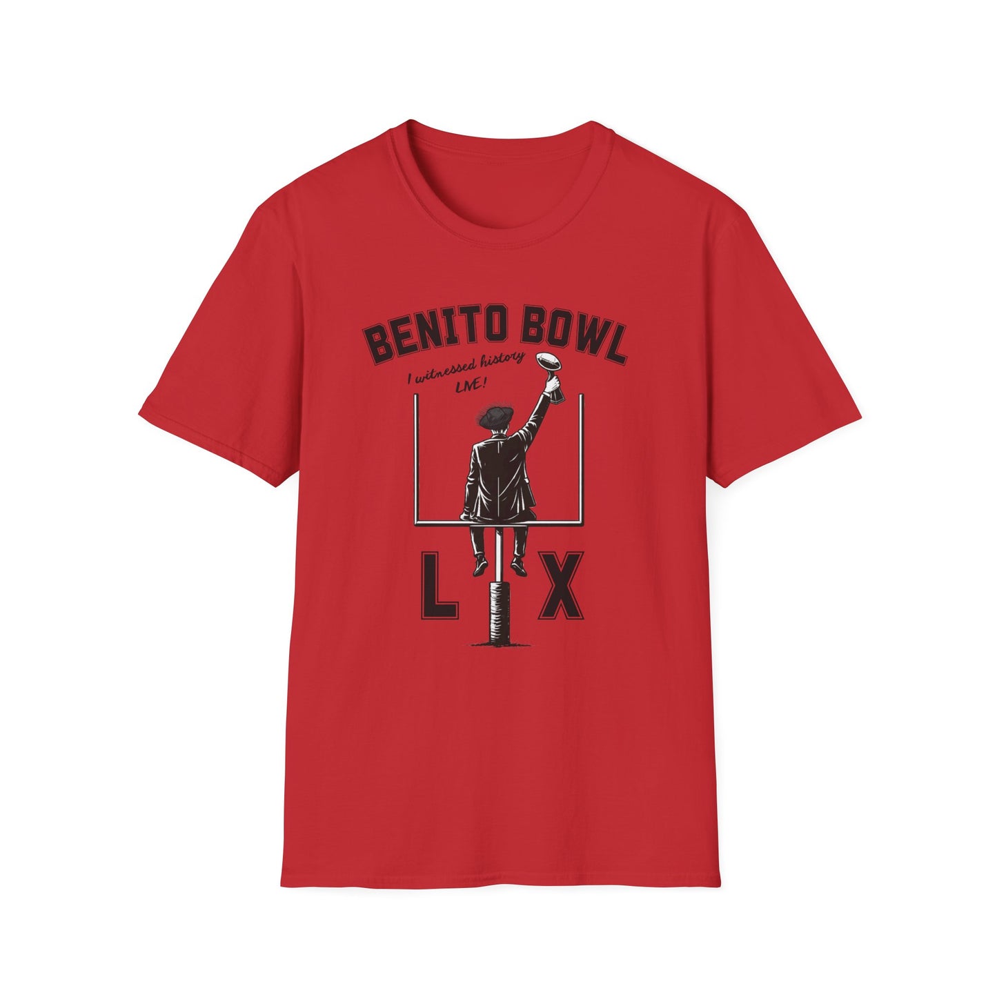Benito Bowl LX Shirt – Witnessed History Live – Football Graphic Tee, Benito Bowl Shirt, Football Fan Gift, Puerto Rico Heritage Tee, Boricua Pride Gift