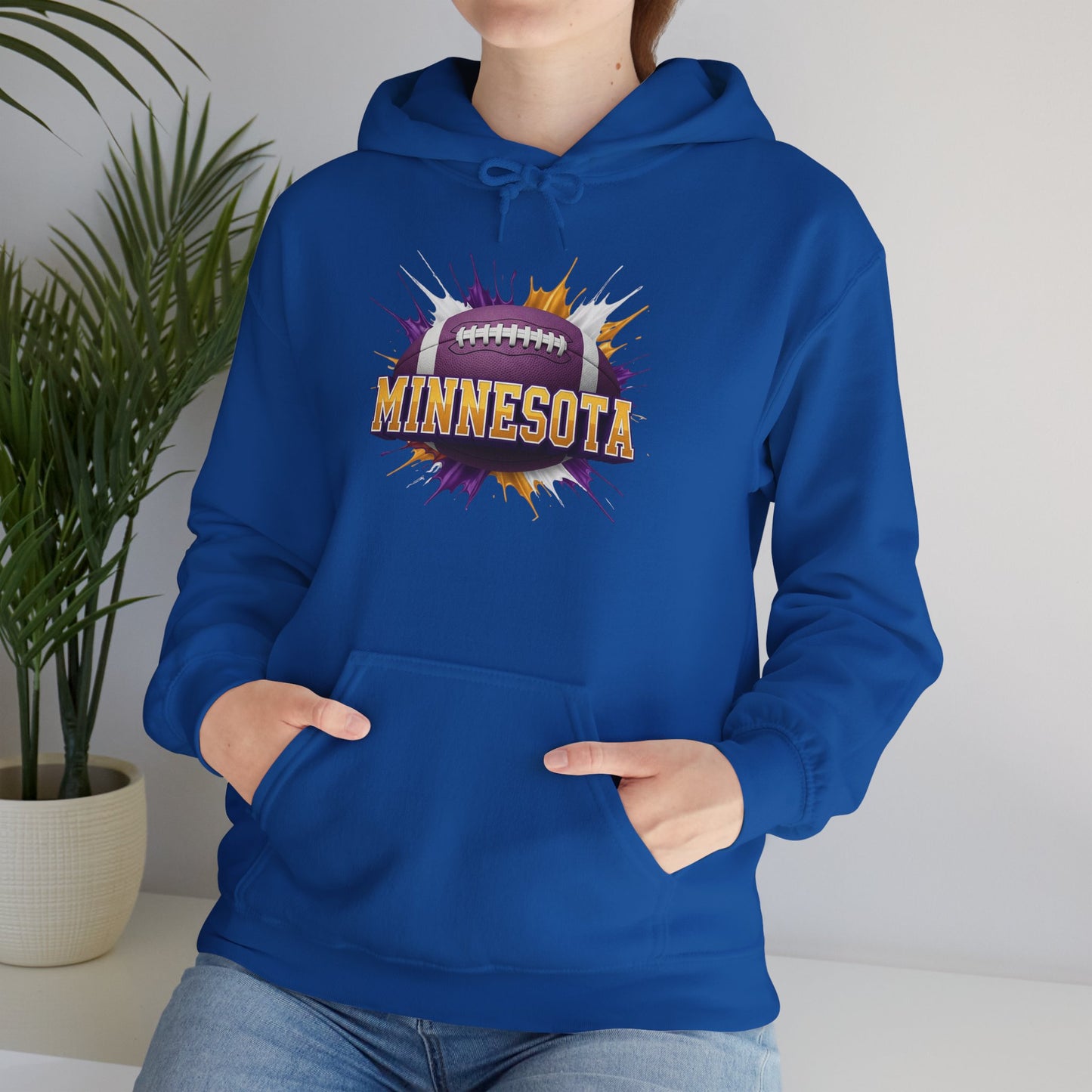 Minnesota Football Hoodie, Minnesota Team Hoodie, Football Gift for Minnesota Fans, Game Day Sports Fan Apparel, Football Fan Gift