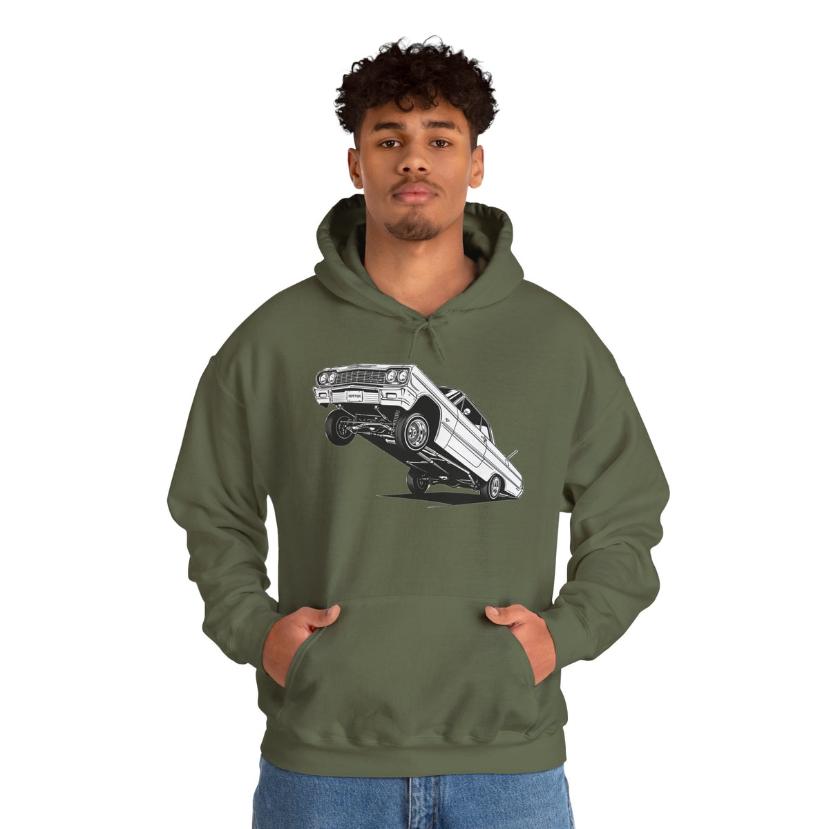 Classic Car Hoodie, Lowrider Car Hoodie, Vintage Auto Hoodie, Car Enthusiast Sweatshirt, Unisex Automotive Hoodie