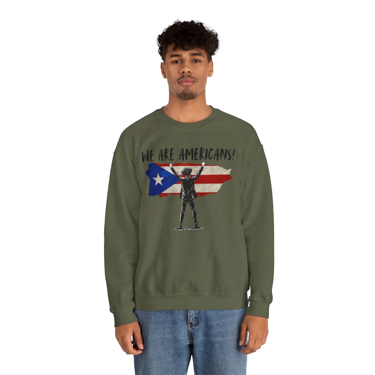Benito We are Americans Sweatshirt, Benito Bowl, Football Fan Gift, Puerto Rico Boricua Heritage Culture Pride sweatshirt