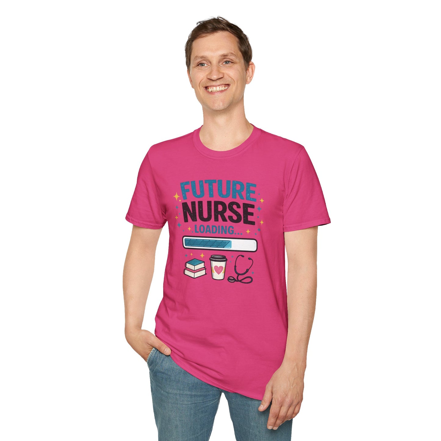 Future Nurse Loading Shirt – Funny Nursing Student T-Shirt, RN School Gift, Nursing School Graduation Tee, Nurse Student Gift Idea