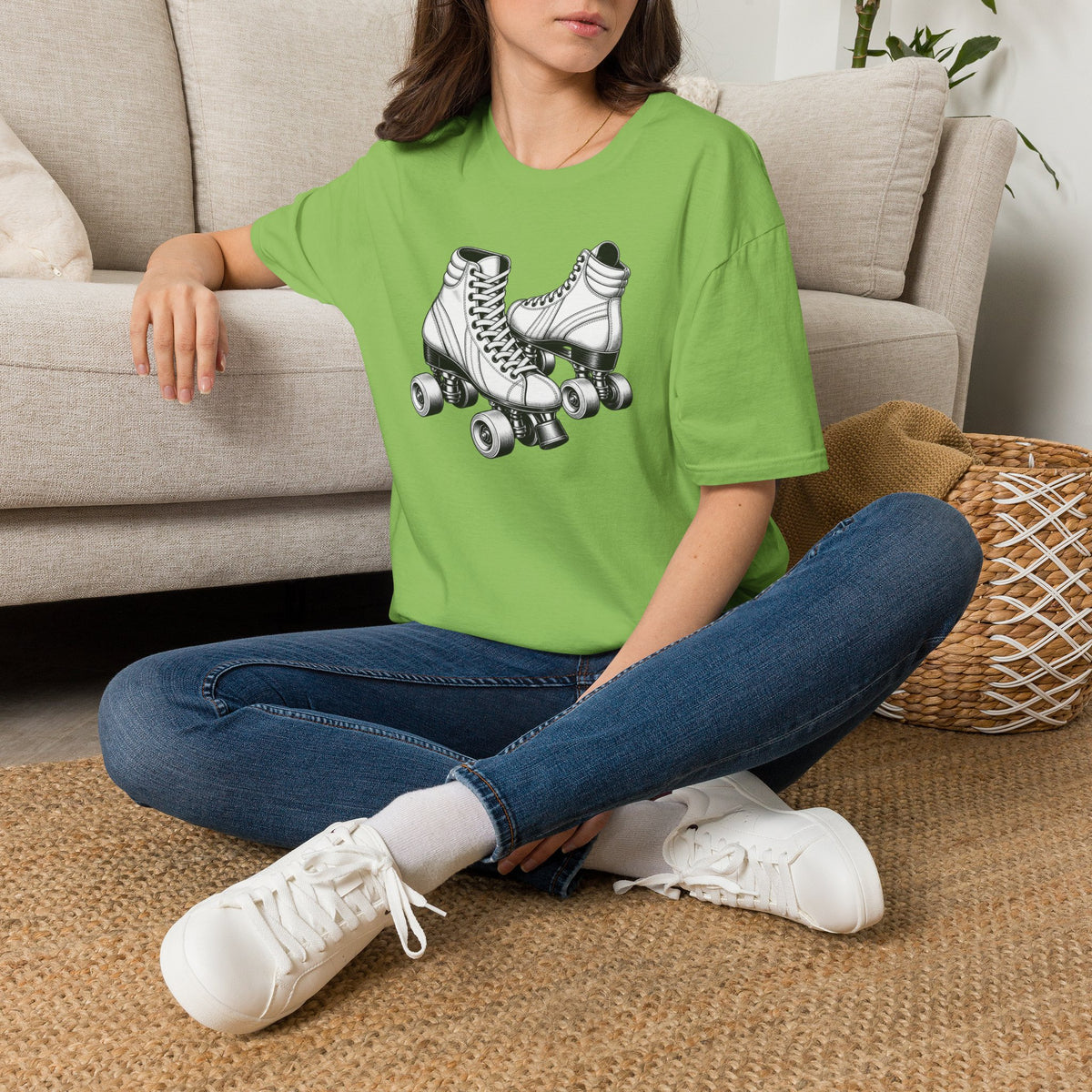 Retro Roller Skates Shirt, Quad Skate T-Shirt, Vintage Roller Rink Tee, Roller Skater Gift
