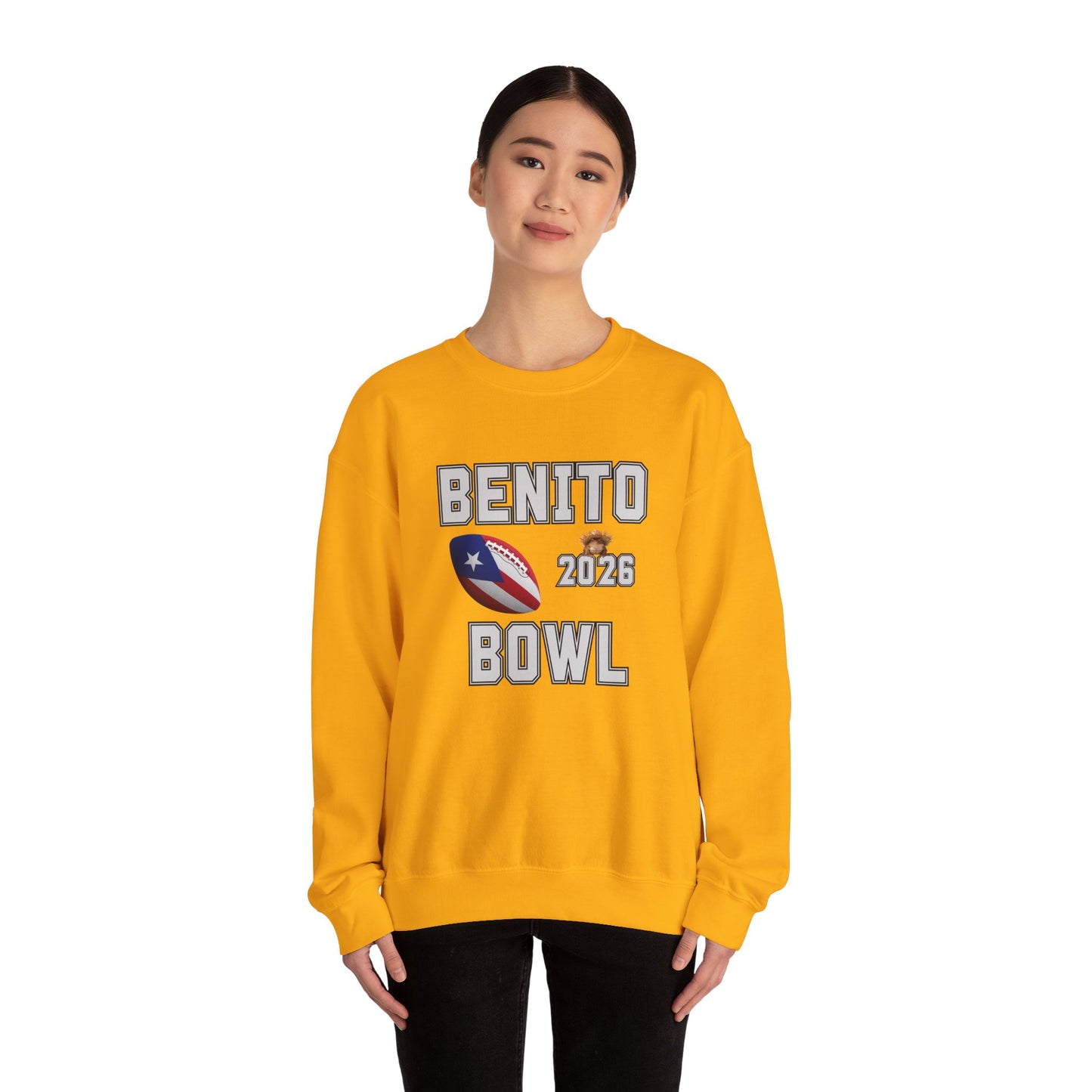 Benito Bowl Halftime 2026 Sweatshirt, Benito Bowl Shirt, Football Fan Gift, Puerto Rico Heritage Sweatshirt, Boriqua Pride Gift
