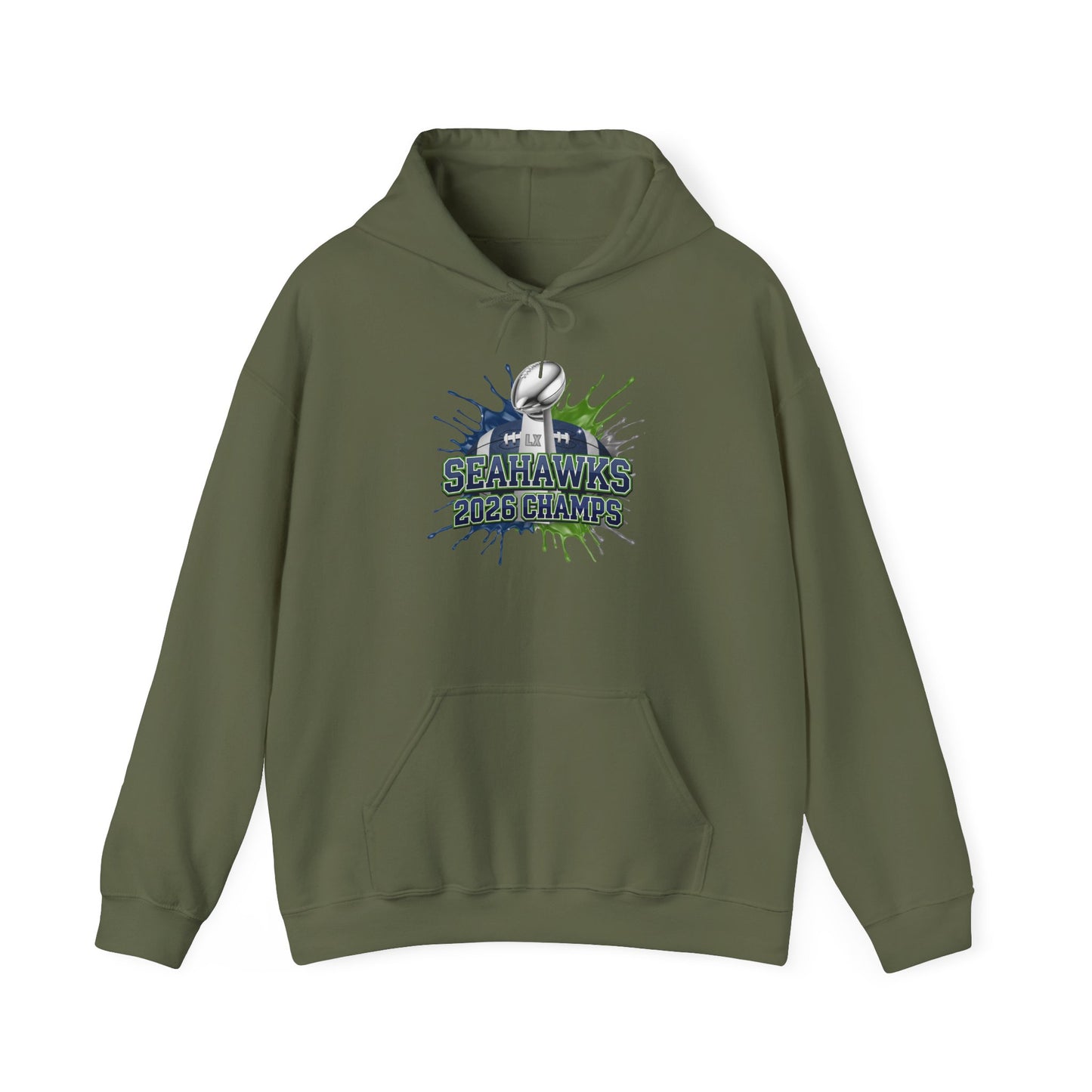 Seahawks 2026 Champions Hoodie – Seahawks Football 12s Fan Hoodie, 2026 football Champs, Football Gift