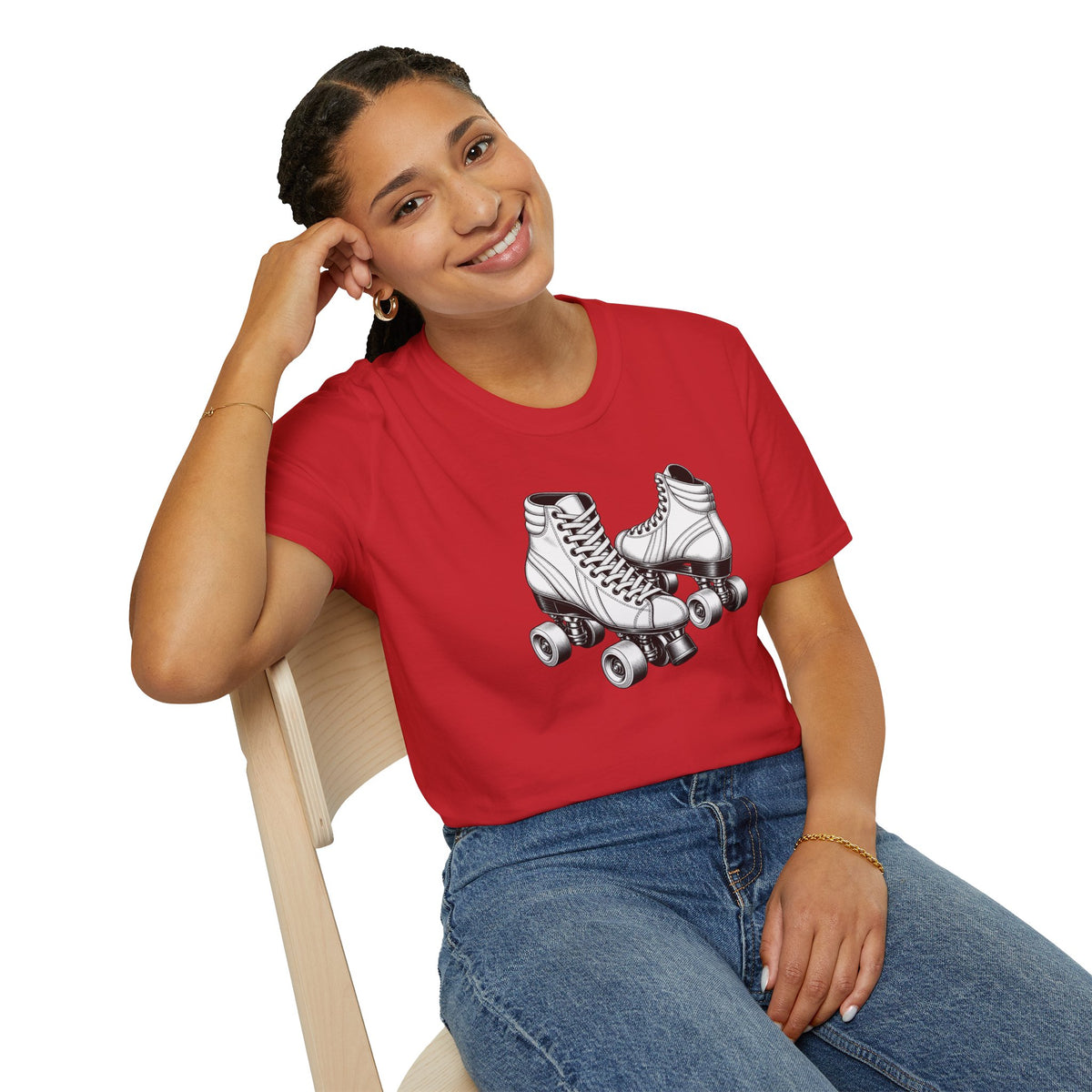 Retro Roller Skates Shirt, Quad Skate T-Shirt, Vintage Roller Rink Tee, Roller Skater Gift