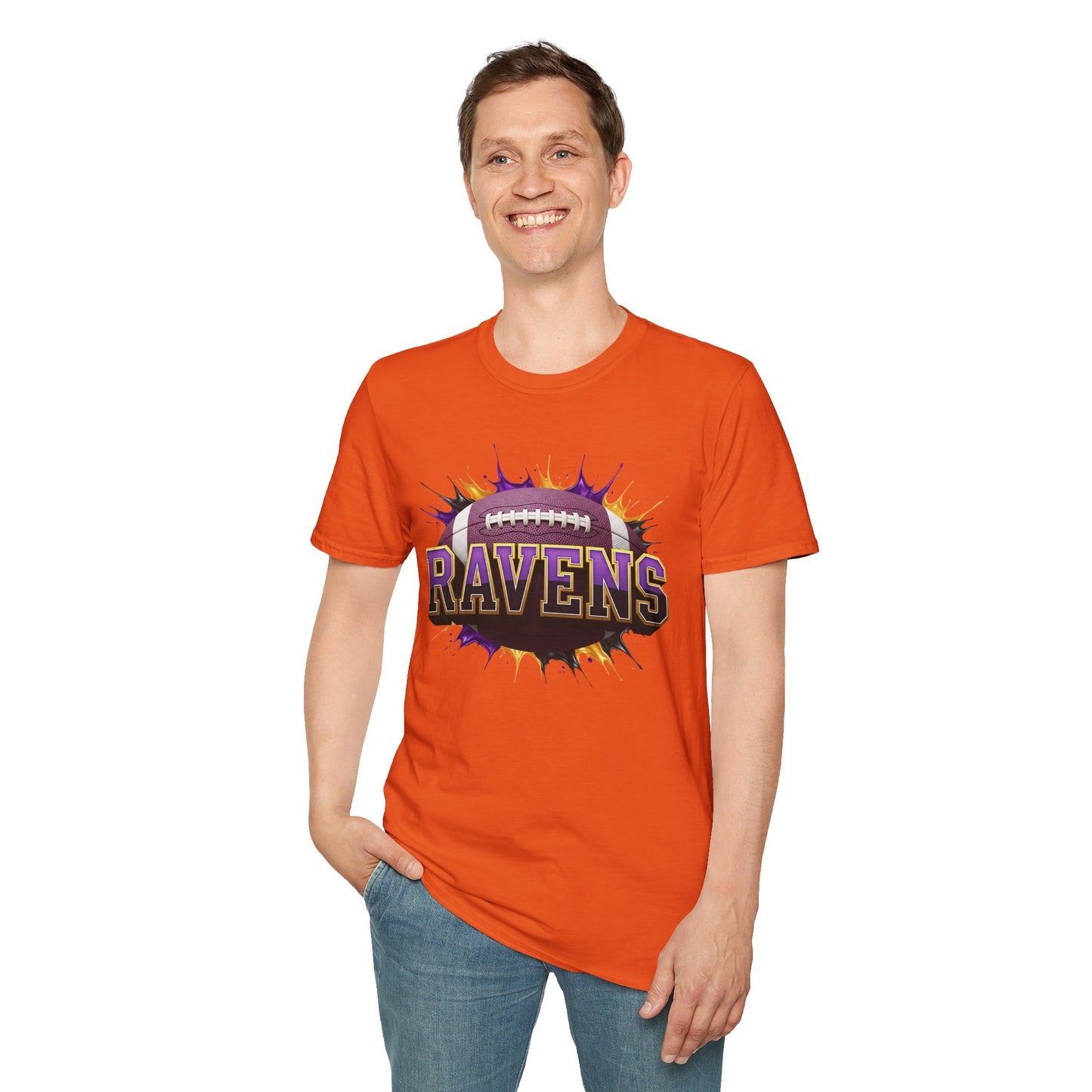 Baltimore Football Unisex T-Shirt, Baltimore Team Tee, Football Gift for Baltimore Fans, Game Day Shirt, Sports Fan Apparel Football Tee