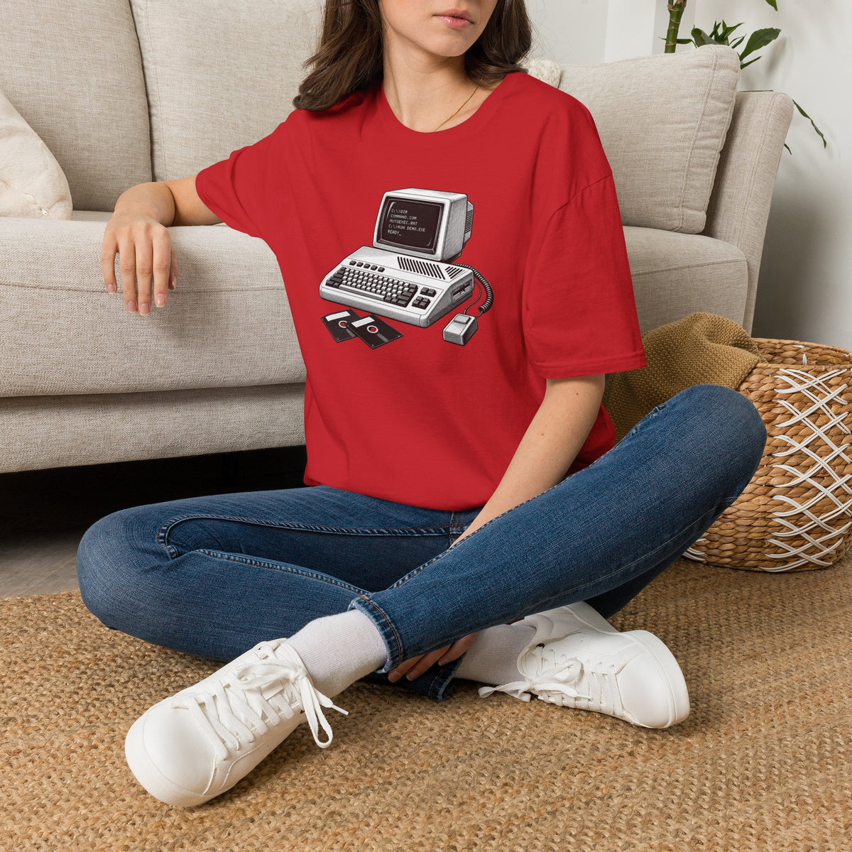 Vintage Computer T-Shirt, Retro Tech Shirt, Floppy Disk Tee, Programmer Gift, Computer Nerd Shirt