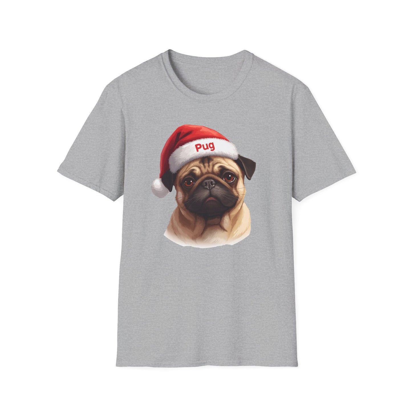Pug Dog Portrait Shirt – Pug Dog Lover Gift, Cute Dog Mom Tee, Dog Dad Shirt, Pet Breed Apparel