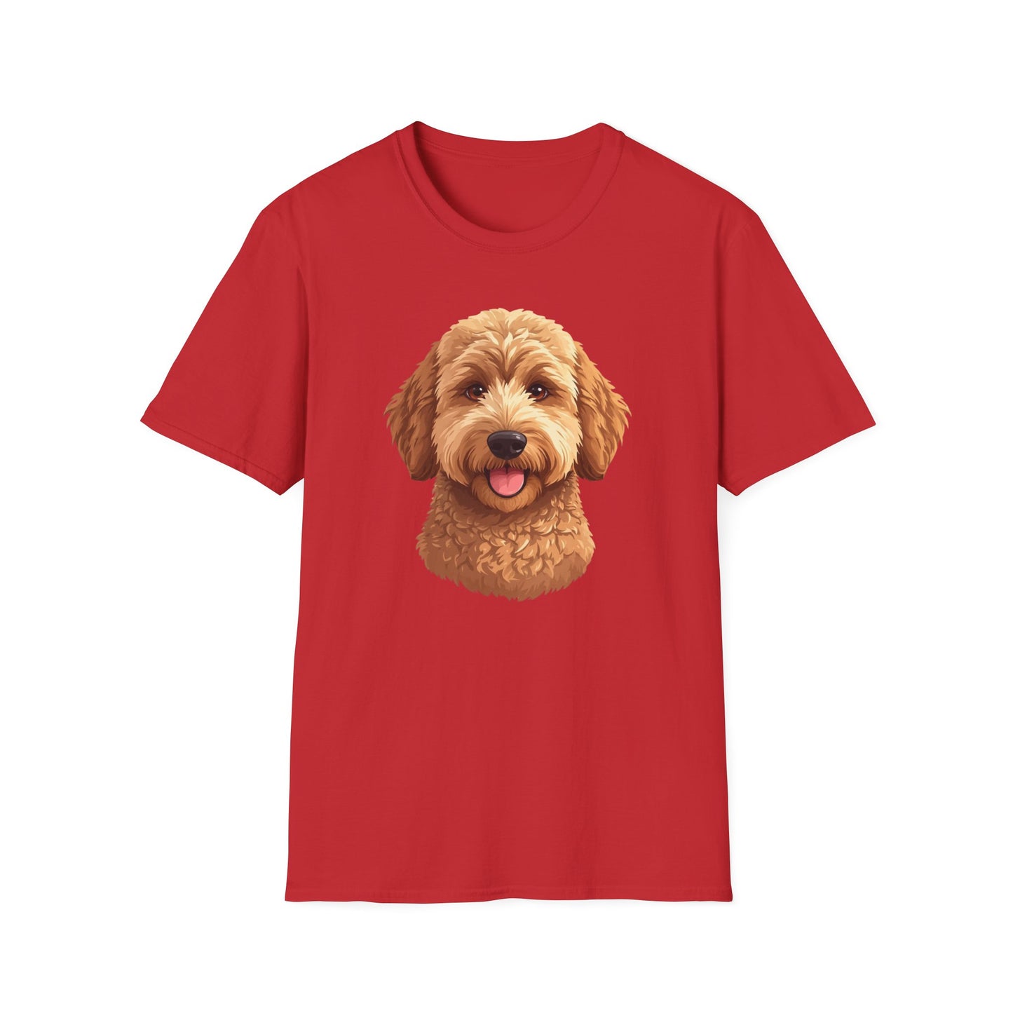 Goldendoodle Dog Portrait Shirt – Goldendoodle Dog Lover Gift, Cute Dog Mom Tee, Dog Dad Shirt, Pet Breed Apparel