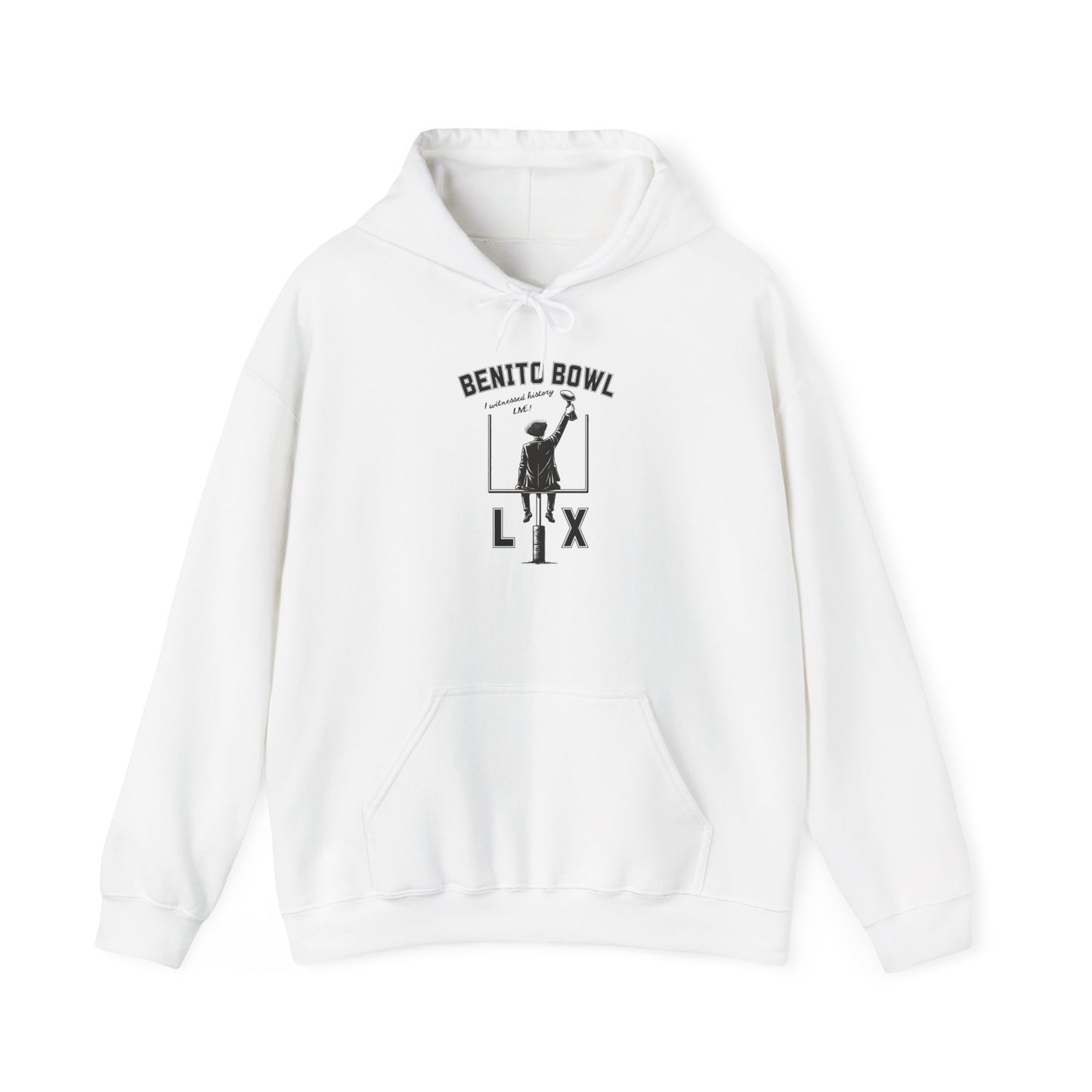 Benito Bowl LX Witnessed History Live Halftime Hoodie, Football Fan Gift, Benito Hoodie, Puerto Rico Boricua Heritage