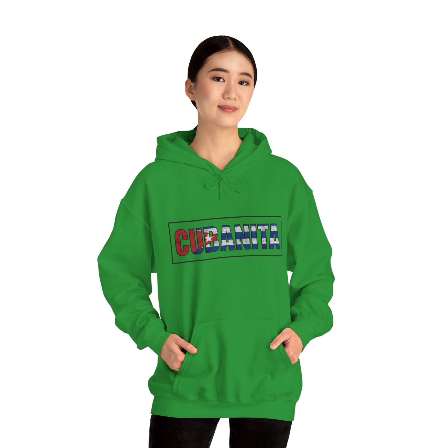 CUBANITA Hoodie – Cuban Flag Hoodie for Women, Latina Pride Hoodie, Cuba Heritage Top, Cuban Culture Graphic Hoodie