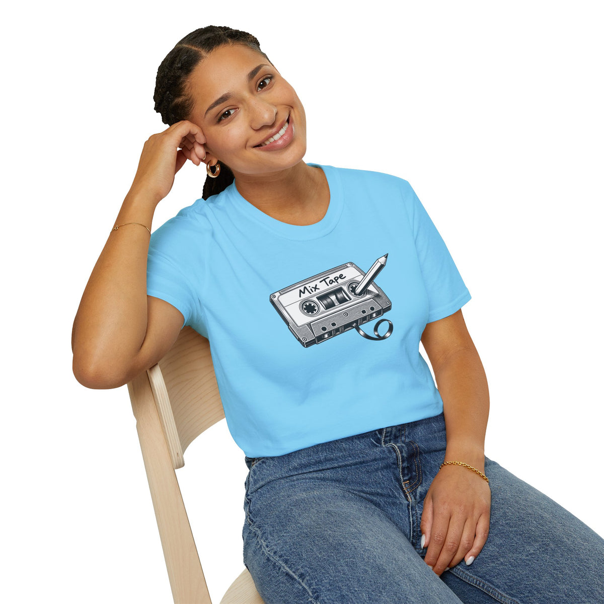 Retro Cassette Shirt, Vintage Music T-Shirt, Analog Audio Tee, Old School Music Lover Gift