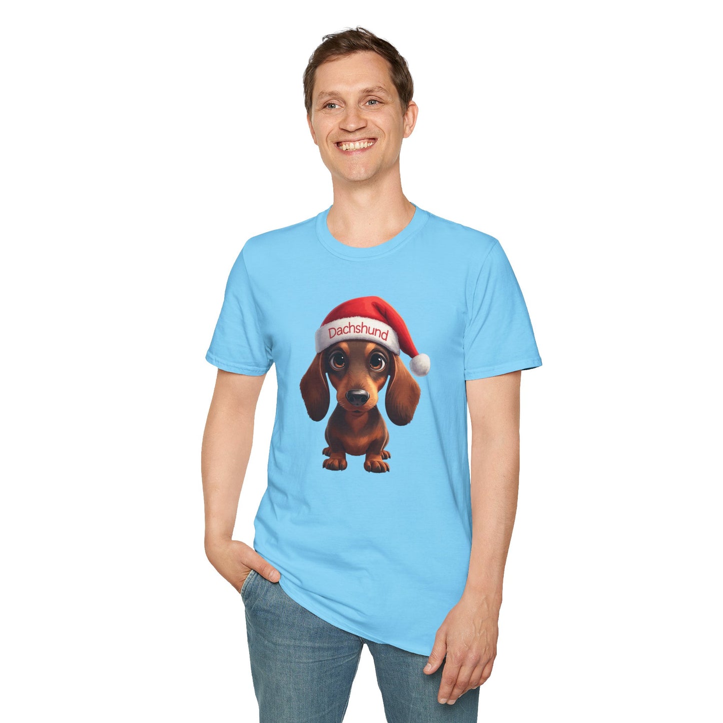Dachshund Dog Portrait Shirt – Wiener Dog Lover Gift, Cute Dog Mom Tee, Dog Dad Shirt, Pet Breed Apparel