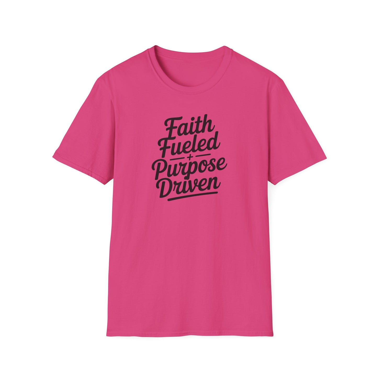 Faith Fueled Purpose Driven T-Shirt – Inspirational Christian Shirt, Motivational Faith Tee for Women & Men