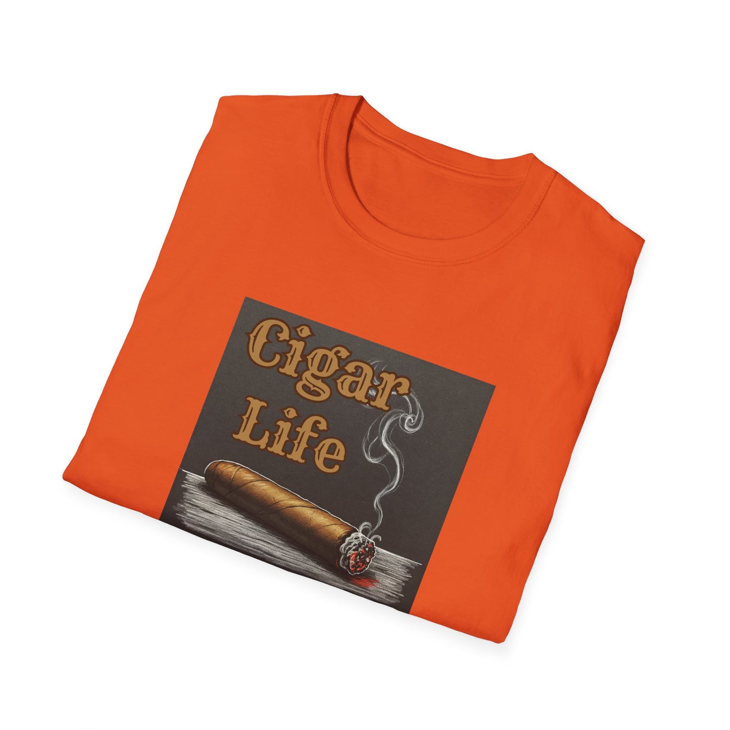 Cigar Life Unisex T-Shirt, BBQ Pool Party Shirt, Fathers Day Gift, Relaxation Leisure, Cigar lover Gift, Grandpa Gift