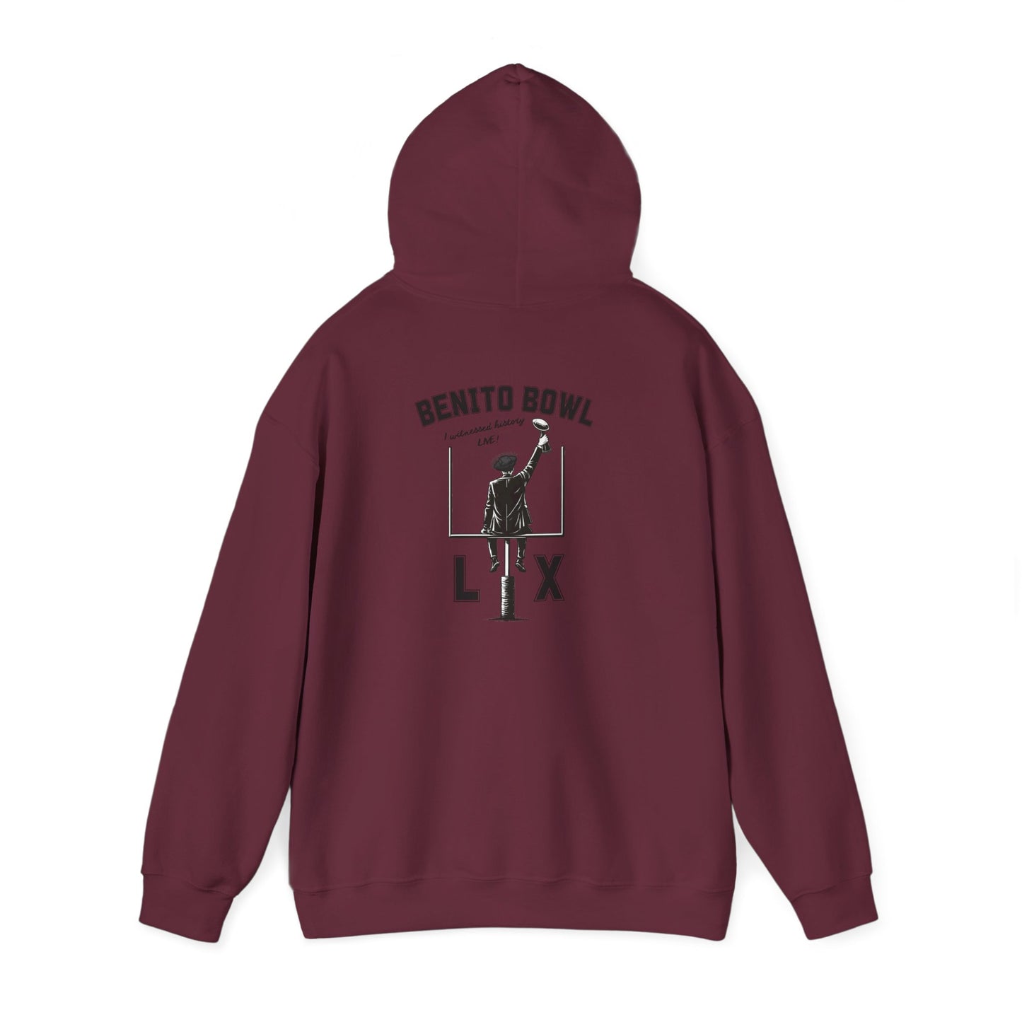Benito Bowl Witnessed History Live LX Halftime Hoodie, Football Fan Gift, Benito Hoodie, Puerto Rico Boricua Heritage