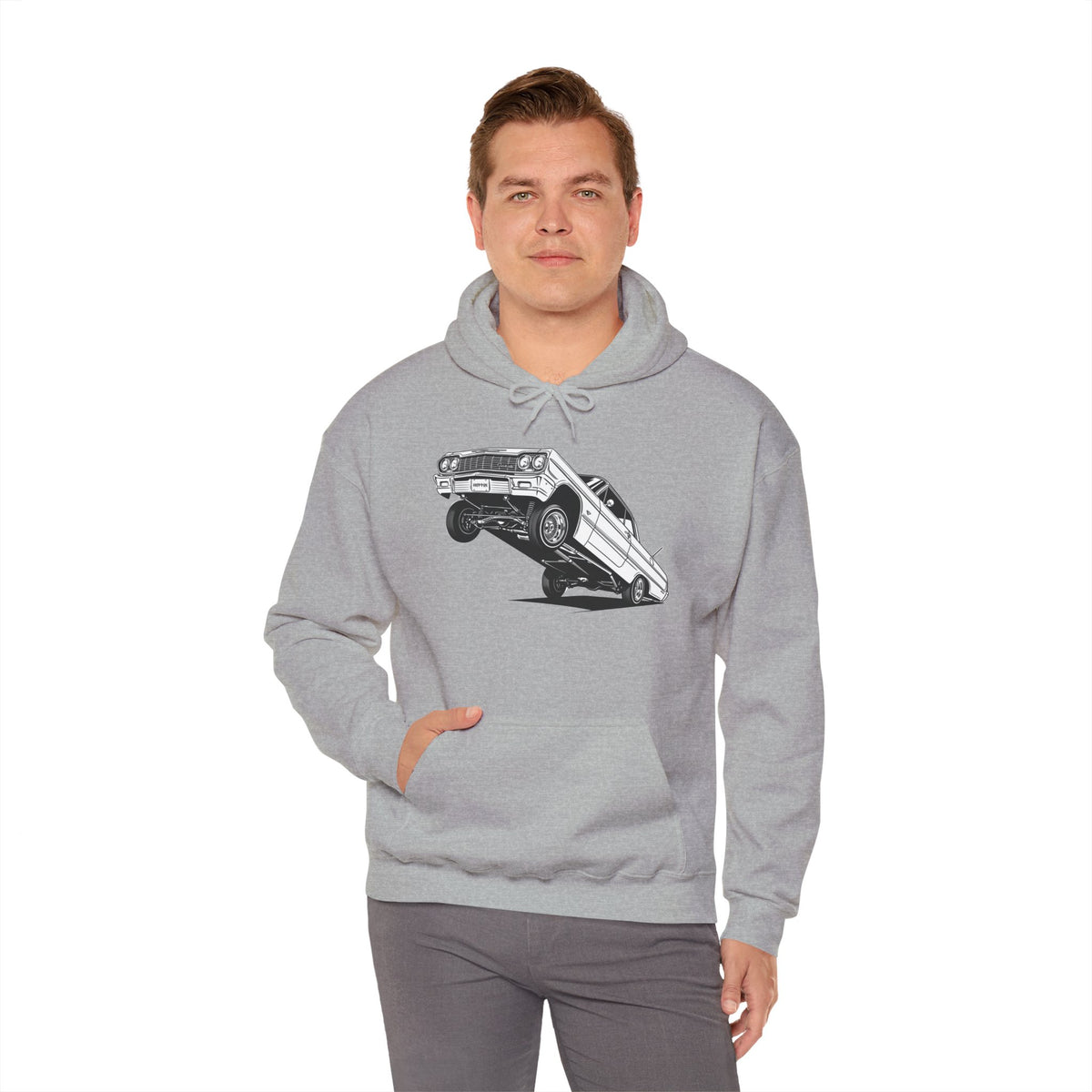 Classic Car Hoodie, Lowrider Car Hoodie, Vintage Auto Hoodie, Car Enthusiast Sweatshirt, Unisex Automotive Hoodie