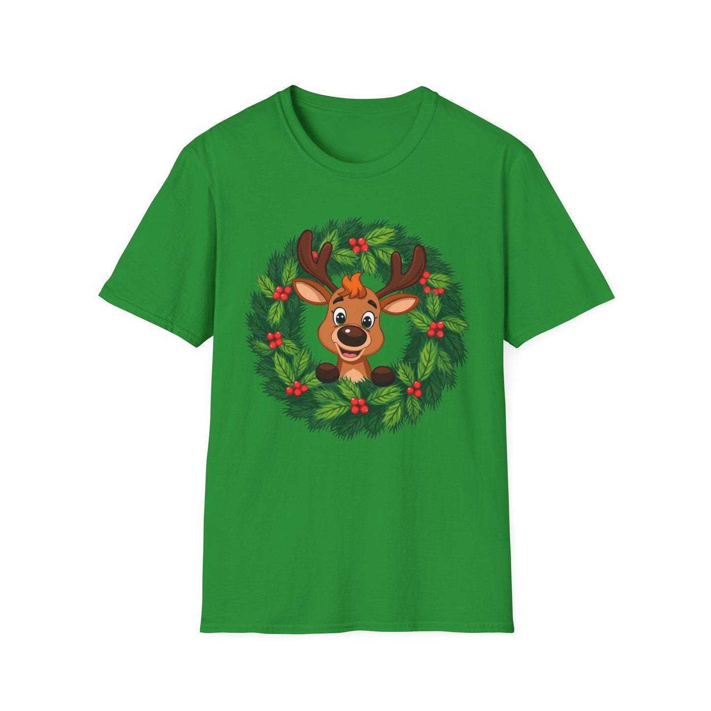 Reindeer in the Wreath Shirt, Family Christmas Shirts, Christmas T Shirt, Holiday Shirt, Cute Xmas Shirt for the family, Holiday Gift