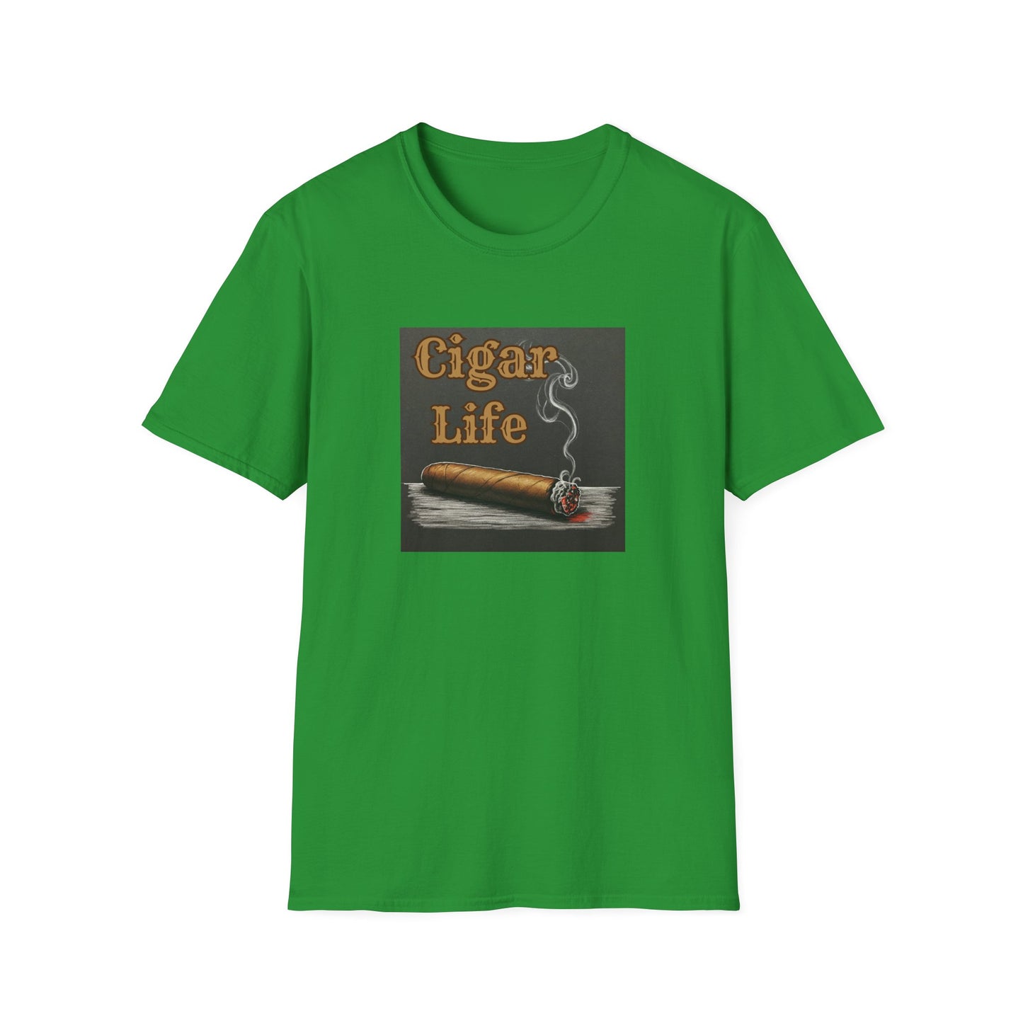 Cigar Life Unisex T-Shirt, BBQ Pool Party Shirt, Fathers Day Gift, Relaxation Leisure, Cigar lover Gift, Grandpa Gift