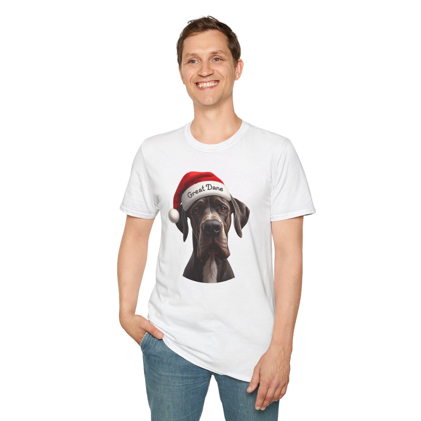 Great Dane Dog Portrait Shirt – Great Dane Dog Lover Gift, Cute Dog Mom Tee, Dog Dad Shirt, Pet Breed Apparel