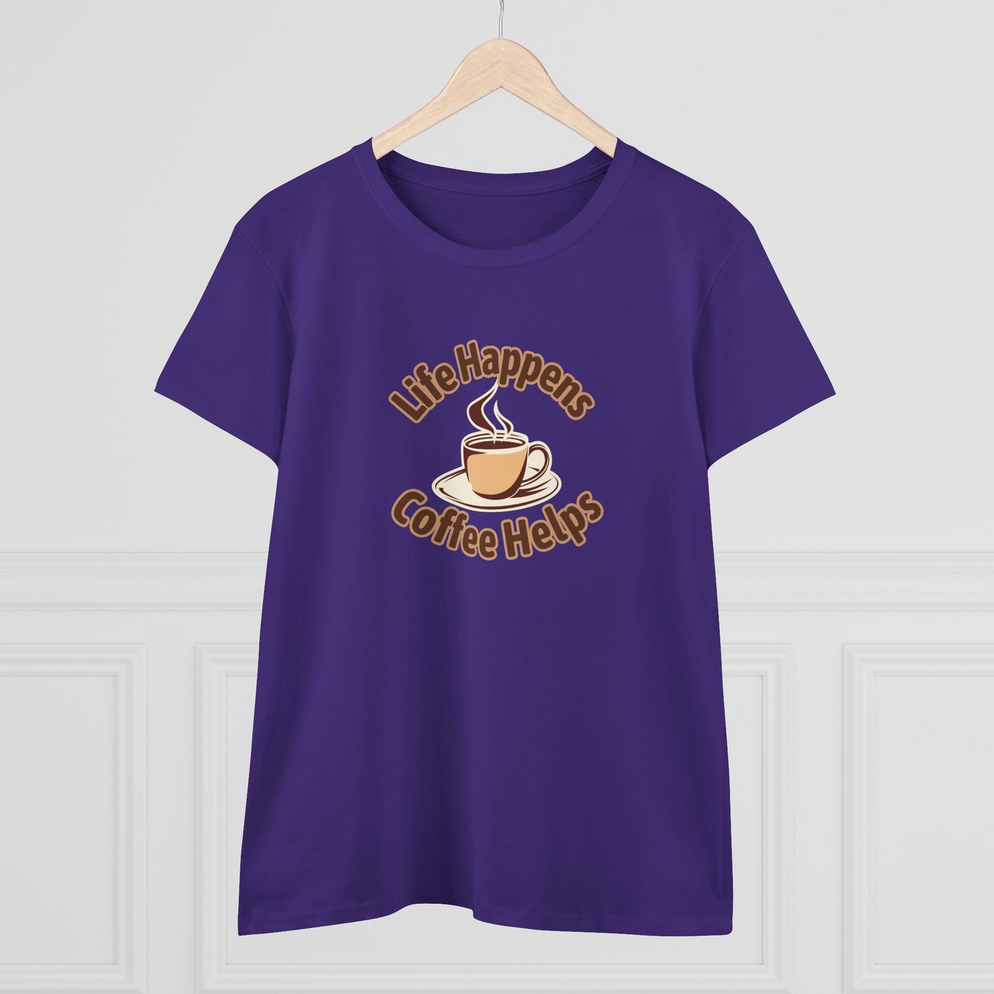 Life Happens Coffee Helps Shirt, Funny Coffee Shirt, Mother's Day Gift, Coffee Lover Gift, Mom Gift, Coffee Drinker Gift, Mother Gift