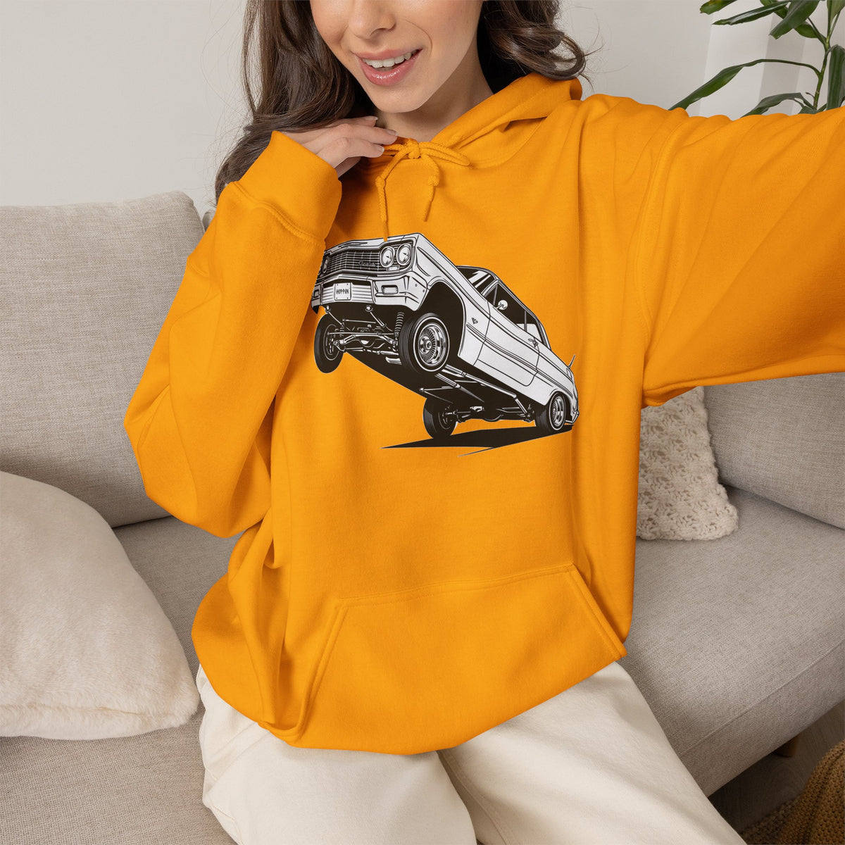 Classic Car Hoodie, Lowrider Car Hoodie, Vintage Auto Hoodie, Car Enthusiast Sweatshirt, Unisex Automotive Hoodie