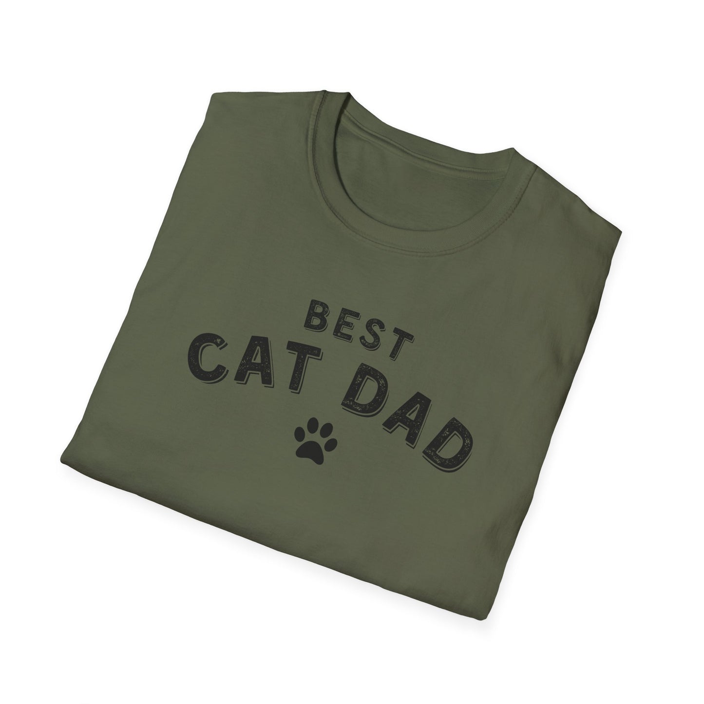 Best Cat Dad T-Shirt – Funny Cat Lover Shirt for Men, Cat Dad Gift Tee, Pet Owner Graphic Shirt