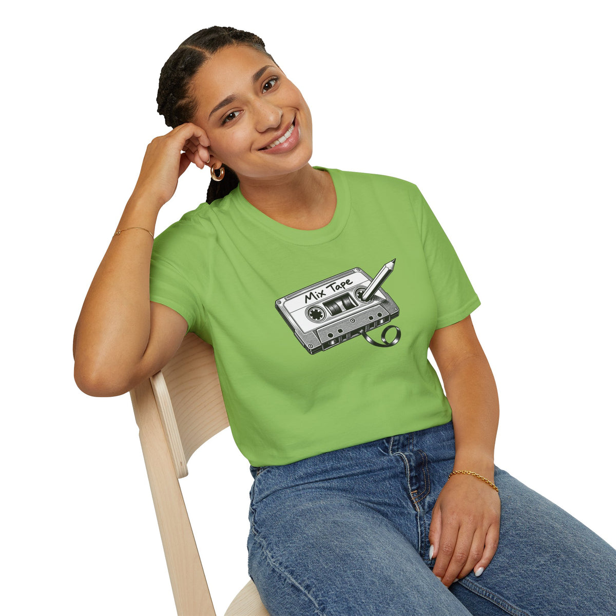 Retro Cassette Shirt, Vintage Music T-Shirt, Analog Audio Tee, Old School Music Lover Gift