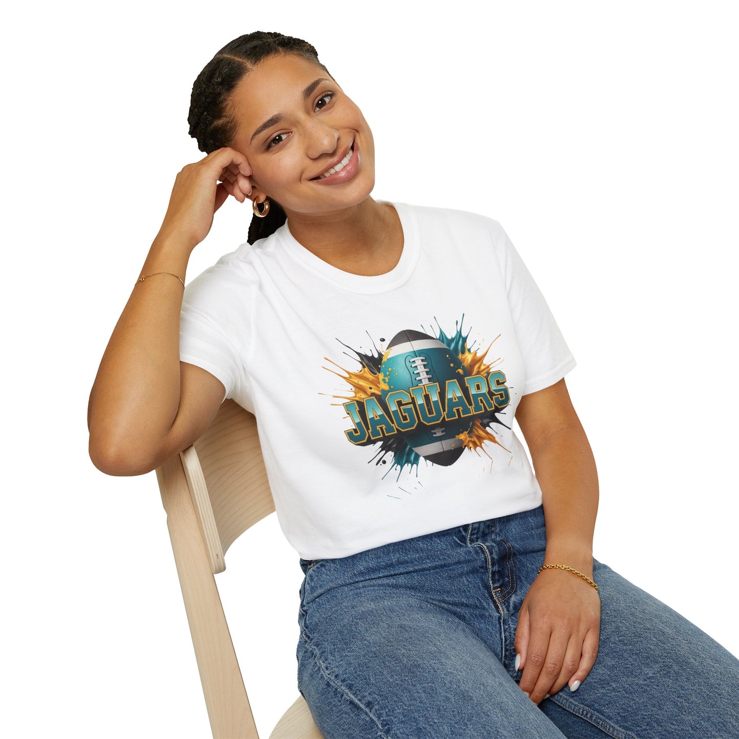 Jacksonville Football Unisex T-Shirt, Jacksonville Team Tee, Football Gift for Jacksonville Fans, Game Day Shirt Sports Fan Football Apparel