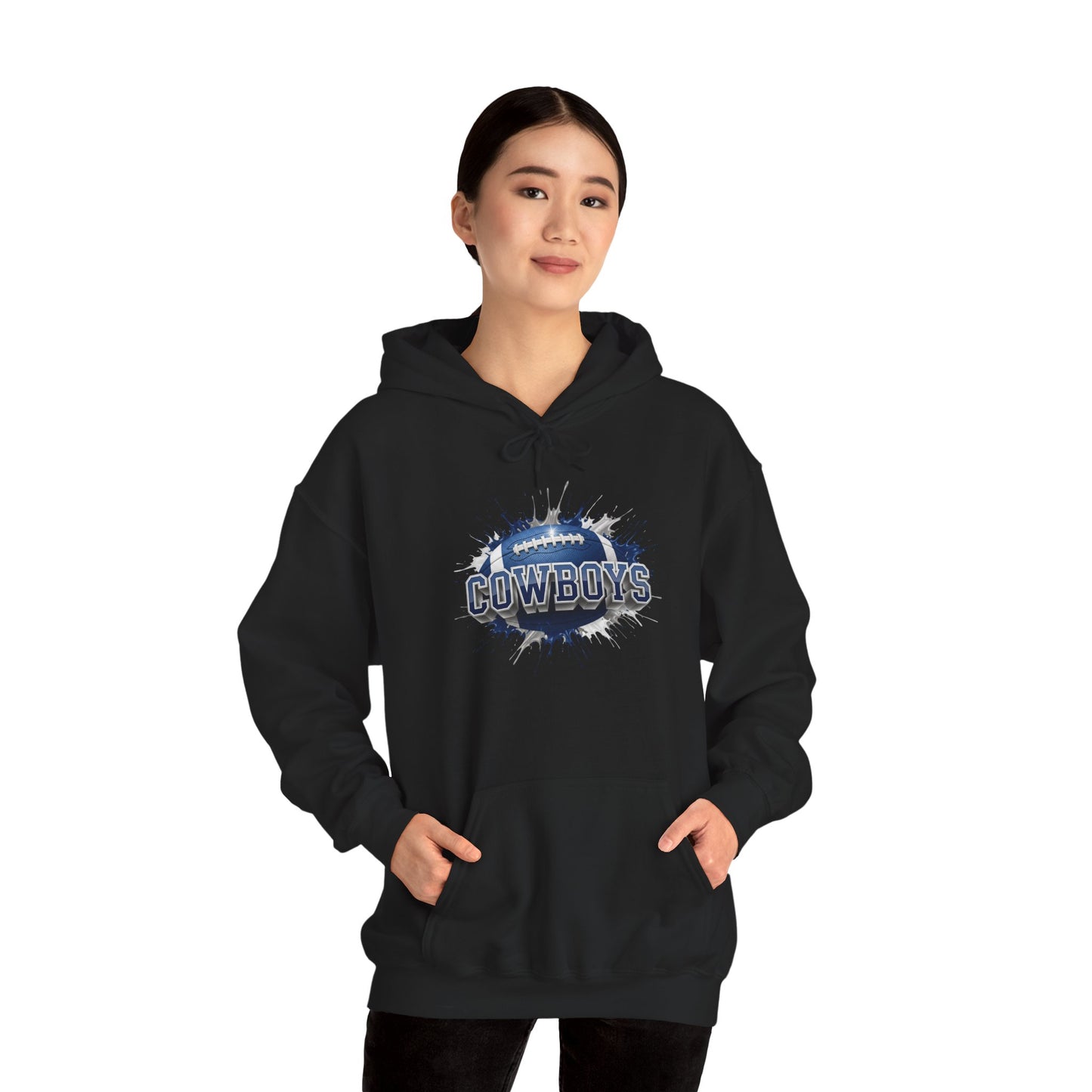 Dallas Football Hoodie, Dallas Team Hoodie, Football Gift for Dallas Fans, Game Day Sports Fan Apparel, Football Fan Gift
