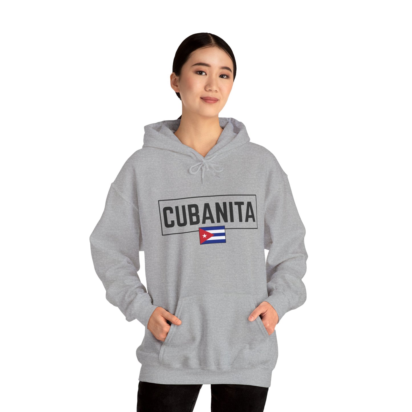 CUBANITA Hoodie – Cuban Flag Hoodie for Women, Latina Pride Hoodie, Cuba Heritage Top, Cuban Culture Graphic Hoodie