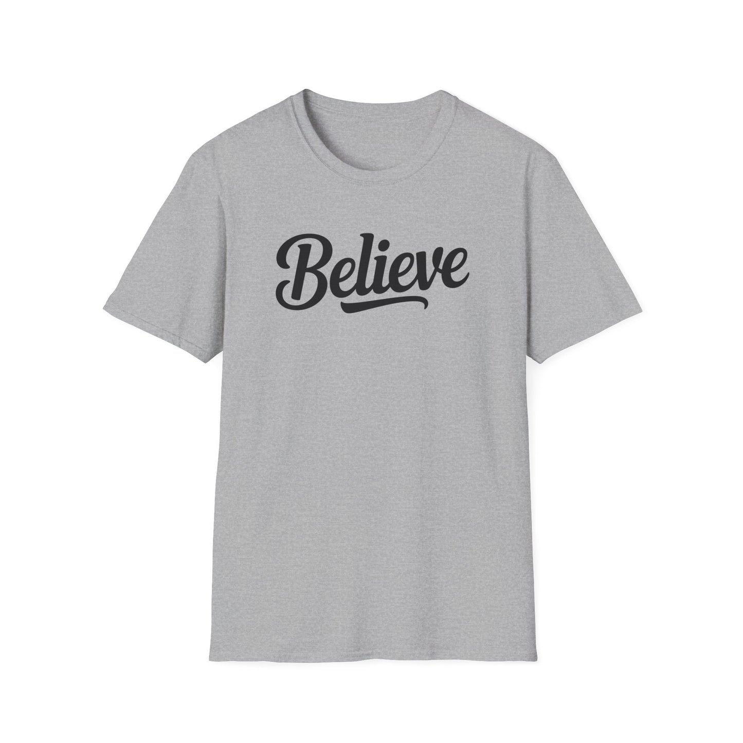 Believe T-Shirt – Inspirational Faith Shirt, Christian Motivational Tee, Positive Encouragement Apparel