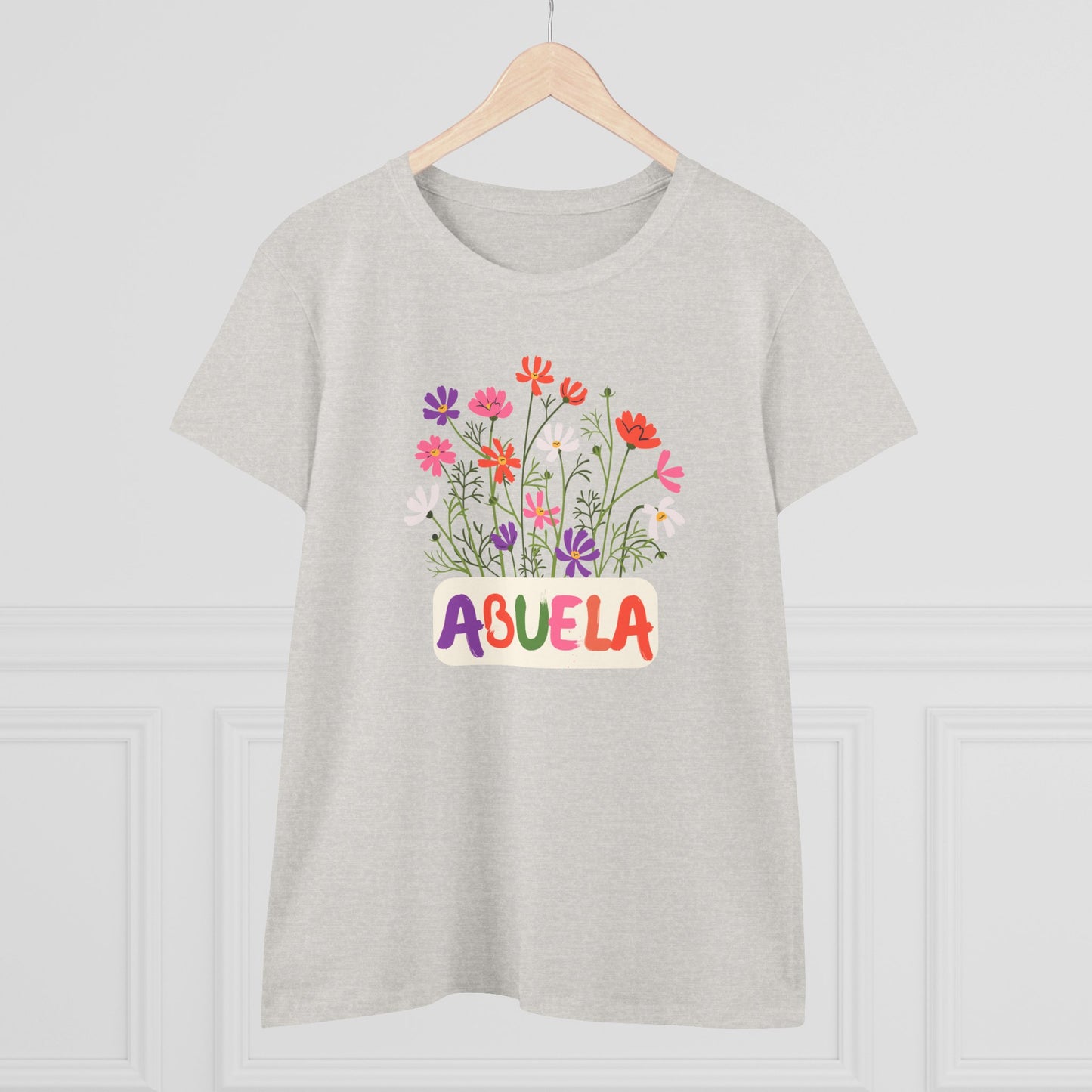 Abuela con Flores Shirt, Gift for Grandma, Gift for Abuela, Mothers Day Gift, Dia de las madres regalo, Abuela Gifts, Gift for Mom