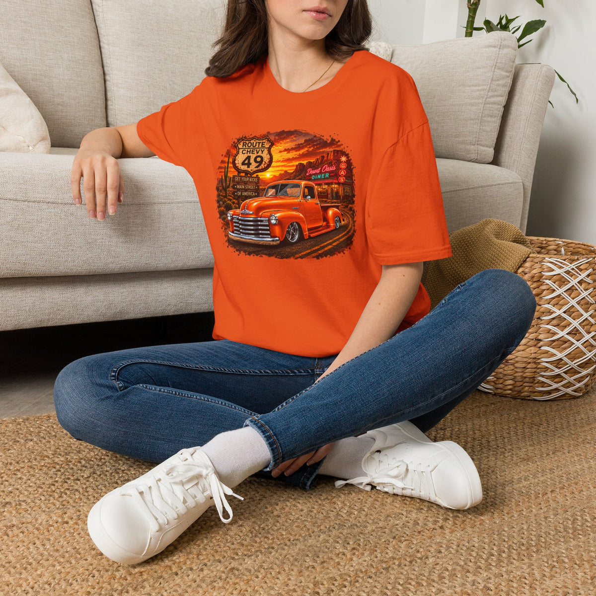 Classic Pickup Truck Shirt, Vintage Truck T-Shirt, Desert Highway Tee, Retro Car Lover Gift, Old School Truck Shirt