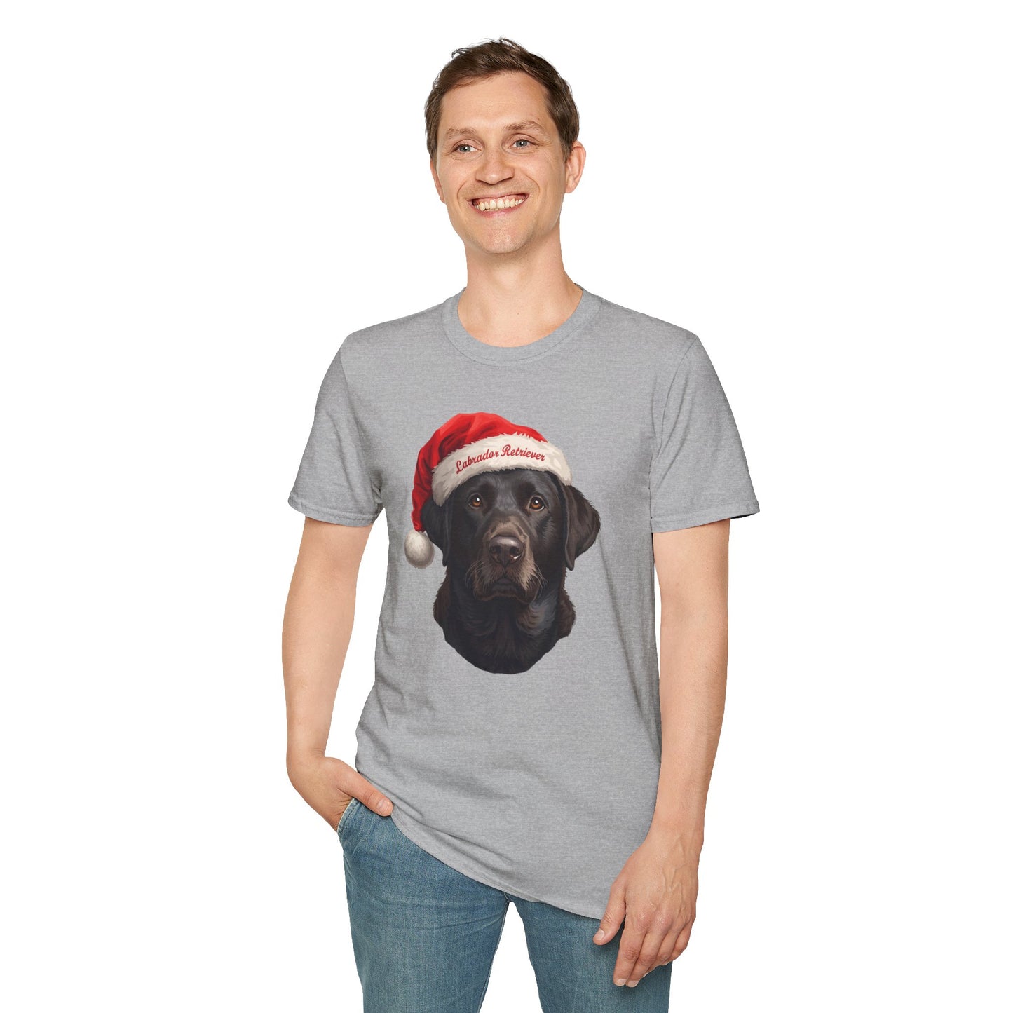 Labrador Retriever Dog Portrait Shirt – Black Lab Dog Lover Gift, Cute Dog Mom Tee, Dog Dad Shirt, Pet Breed Apparel