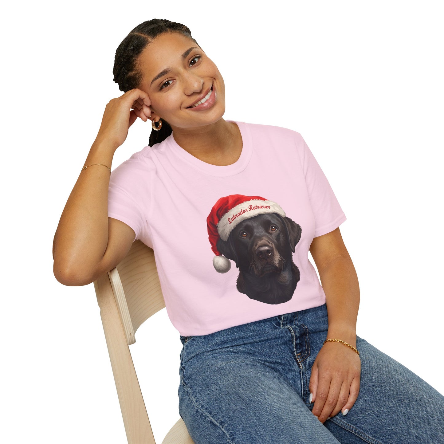 Labrador Retriever Dog Portrait Shirt – Black Lab Dog Lover Gift, Cute Dog Mom Tee, Dog Dad Shirt, Pet Breed Apparel