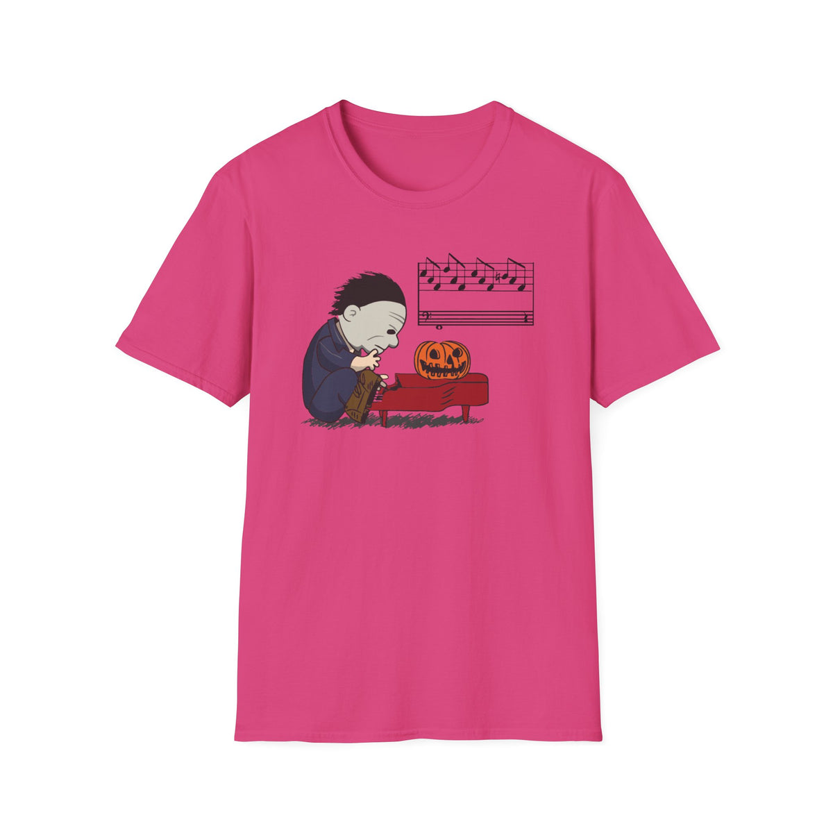 Michael Myers Charlie Brown Halloween T-Shirt, Halloween Shirt, Horror Movie Fan Gift, Horror Movie Characters, Charlie Brown Halloween Tee