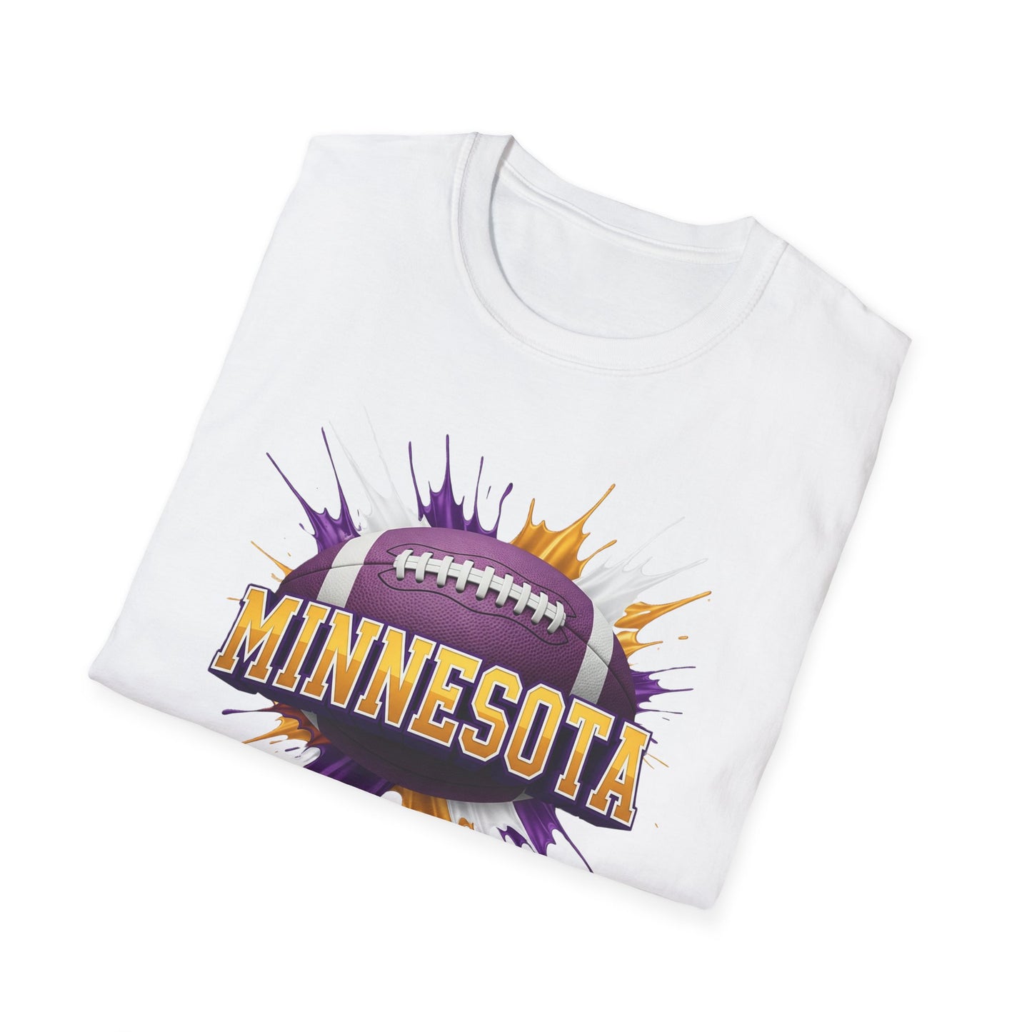 Minnesota Football Unisex T-Shirt, Minnesota Team Tee, Football Gift for Minnesota Fans, Game Day Shirt, Sports Fan Apparel Football Tee