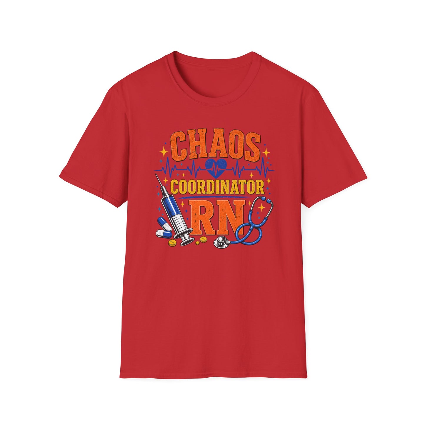 Chaos Coordinator RN Shirt – Funny Nurse Shirt – Nurse Life Tee – Medical Humor Gift for Nurses, RN LPN CNA Nursing Shirt