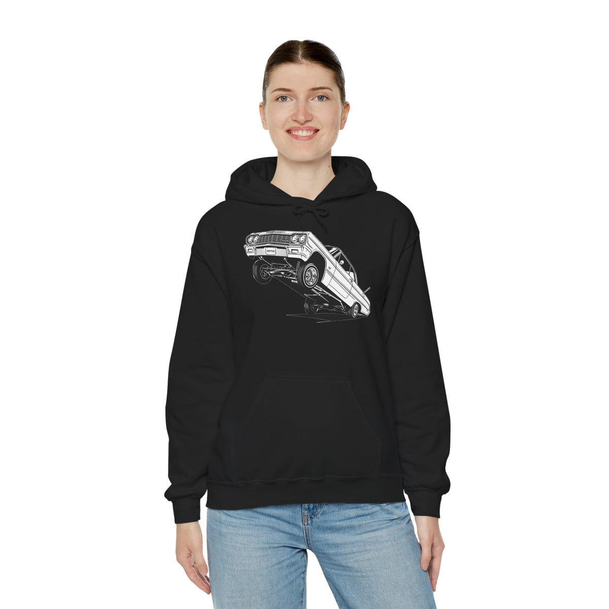 Classic Car Hoodie, Lowrider Car Hoodie, Vintage Auto Hoodie, Car Enthusiast Sweatshirt, Unisex Automotive Hoodie