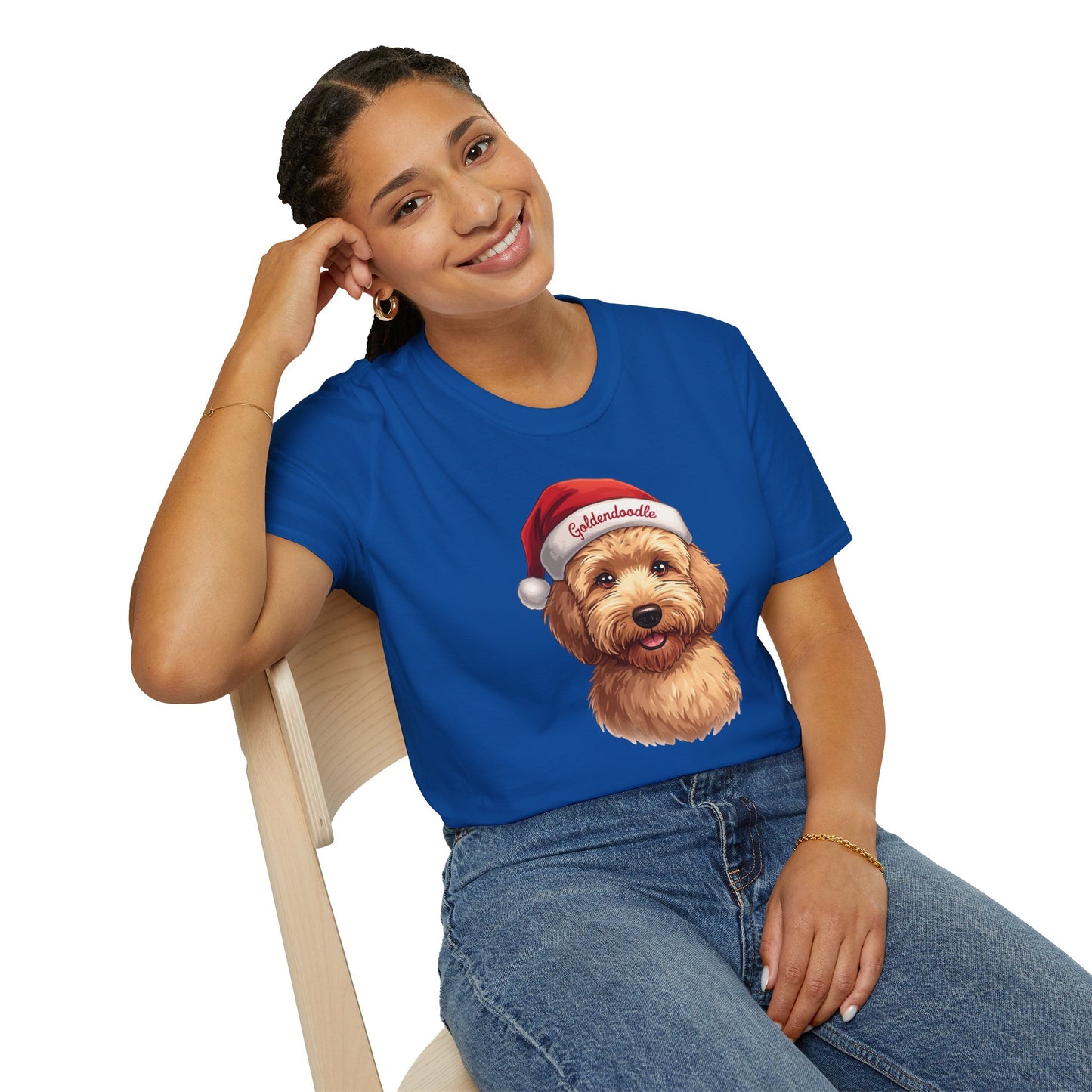 Goldendoodle Dog Portrait Shirt – Goldendoodle Dog Lover Gift, Cute Dog Mom Tee, Dog Dad Shirt, Pet Breed Apparel