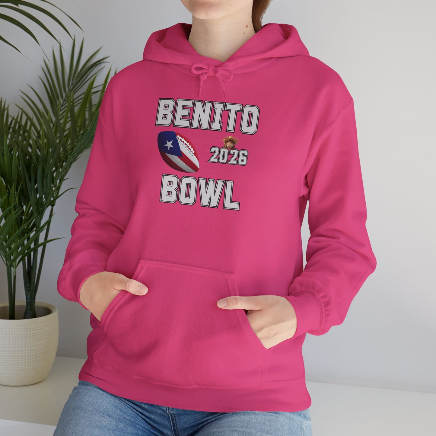 Benito Bowl Halftime Shirt 2026 Hoodie, Benito Bowl Hooded Sweatshirt, Football Fan Gift, Puerto Rico Heritage Hoodie, Boriqua Pride Gift
