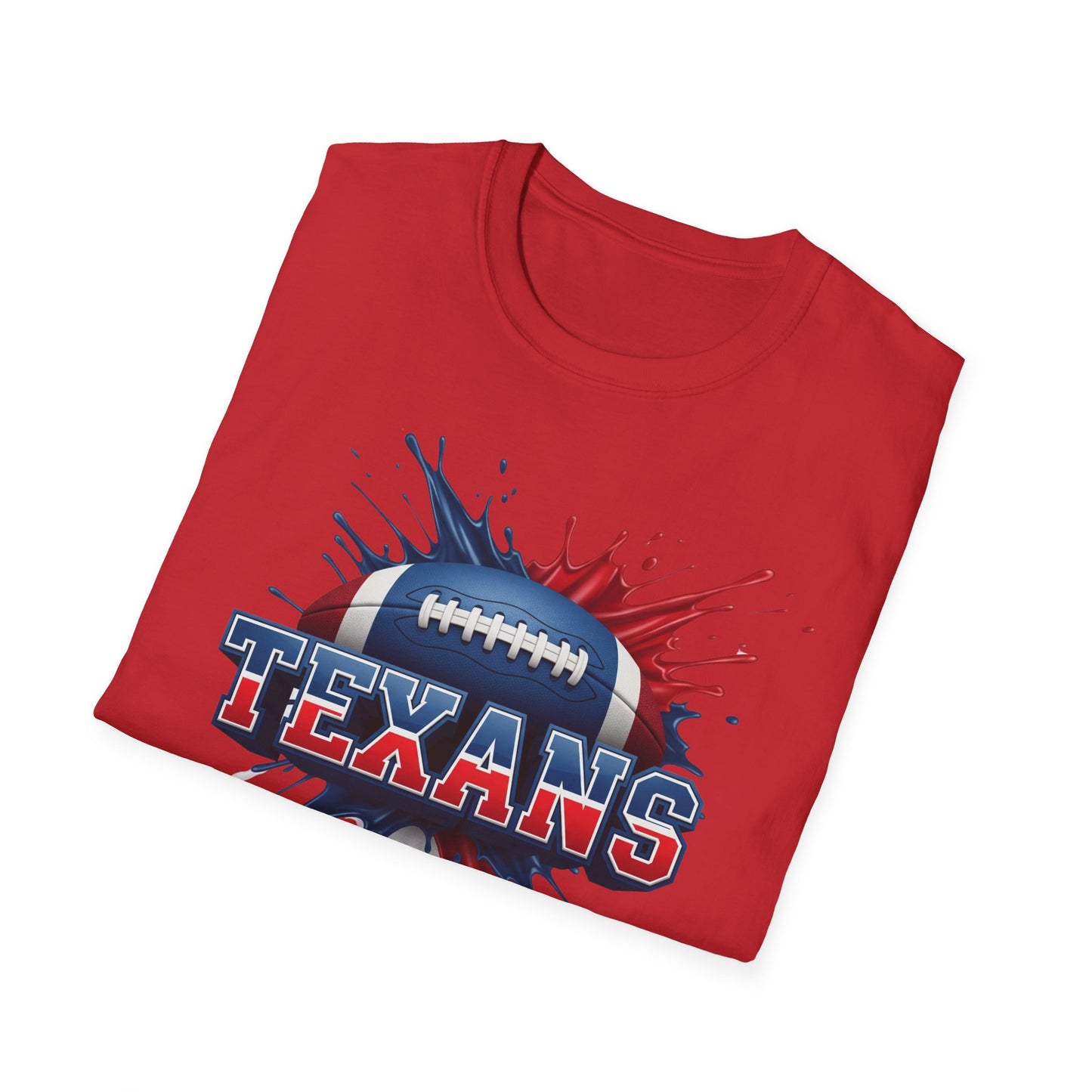Houston Football Unisex T-Shirt, Houston Team Tee, Football Gift for Houston Fans, Game Day Shirt, Sports Fan Apparel, Football Tee
