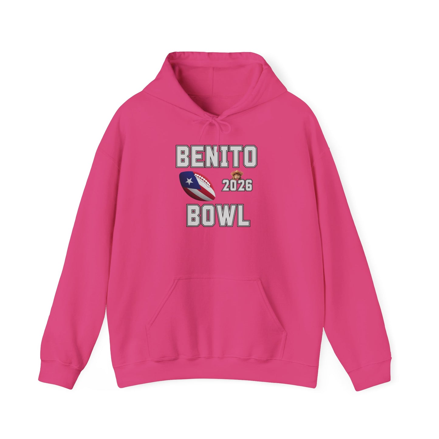 Benito Bowl Halftime Shirt 2026 Hoodie, Benito Bowl Hooded Sweatshirt, Football Fan Gift, Puerto Rico Heritage Hoodie, Boriqua Pride Gift