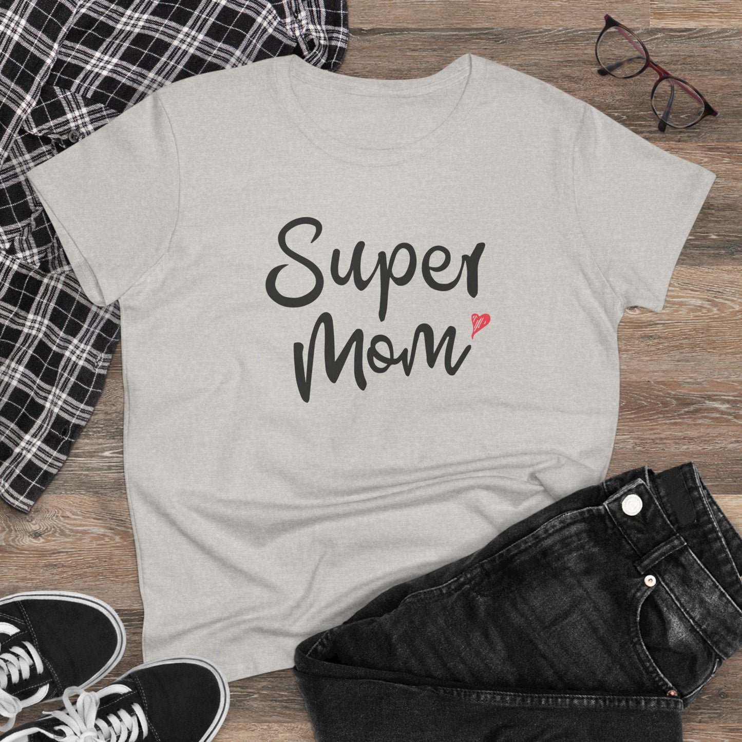 Supermom T-Shirt, Gift for Mom, Cute Summer Top, Mother's Day Gift, Family Gatherings, Casual Wear, Mom's Birthday, Supermom