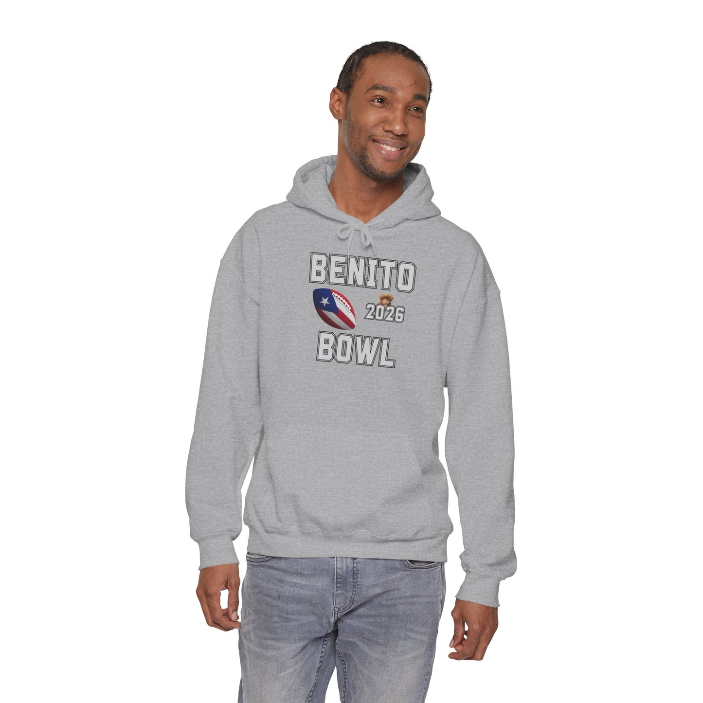 Benito Bowl Halftime Shirt 2026 Hoodie, Benito Bowl Hooded Sweatshirt, Football Fan Gift, Puerto Rico Heritage Hoodie, Boriqua Pride Gift