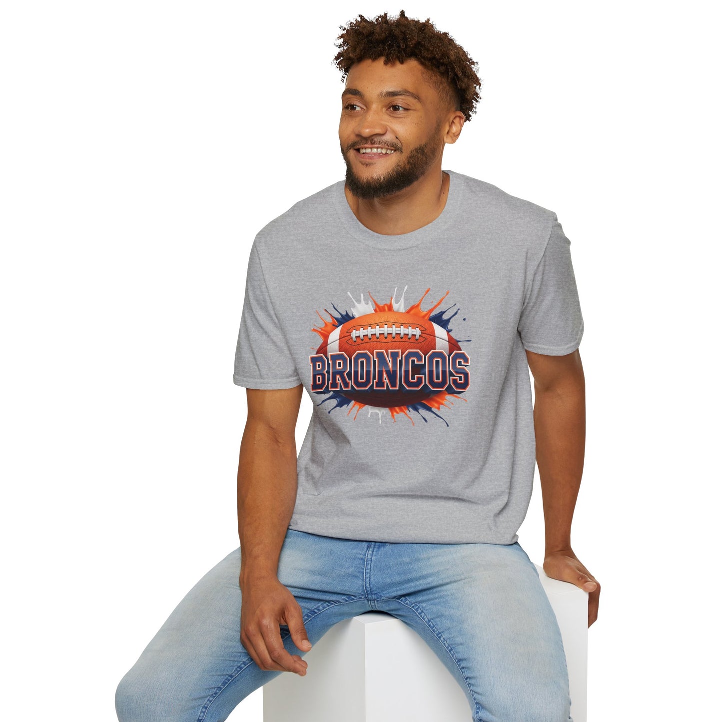 Denver Football Unisex T-Shirt, Denver Team Tee, Football Gift for Denver Fans, Game Day Shirt, Sports Fan Apparel, Football Tee