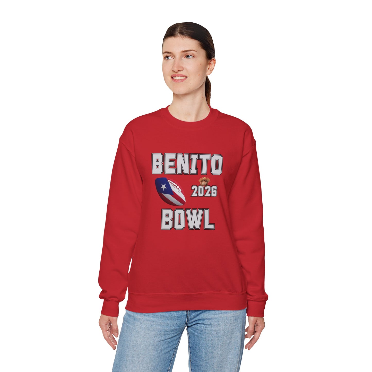 Benito Bowl Halftime 2026 Sweatshirt, Benito Bowl Shirt, Football Fan Gift, Puerto Rico Heritage Sweatshirt, Boriqua Pride Gift