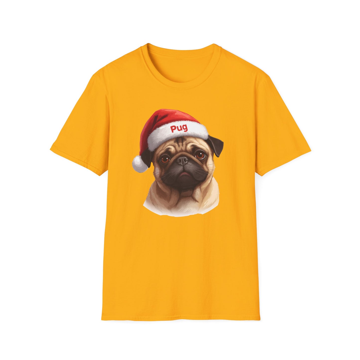 Pug Dog Portrait Shirt – Pug Dog Lover Gift, Cute Dog Mom Tee, Dog Dad Shirt, Pet Breed Apparel