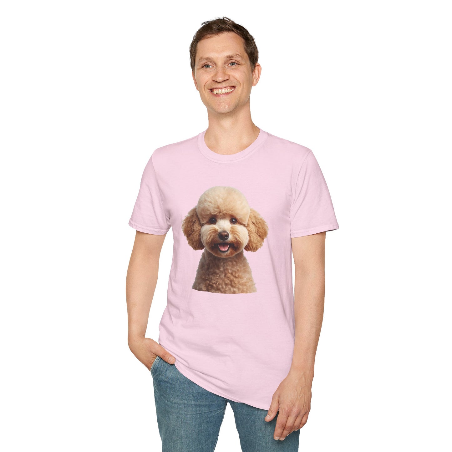 Poodle Dog Portrait Shirt – Poodle Dog Lover Gift, Cute Dog Mom Tee, Dog Dad Shirt, Pet Breed Apparel